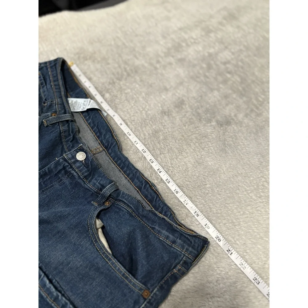Levis 505 Mens‎ Blue Straight Jeans Size 40x30 Cotton Denim Pants Stretch